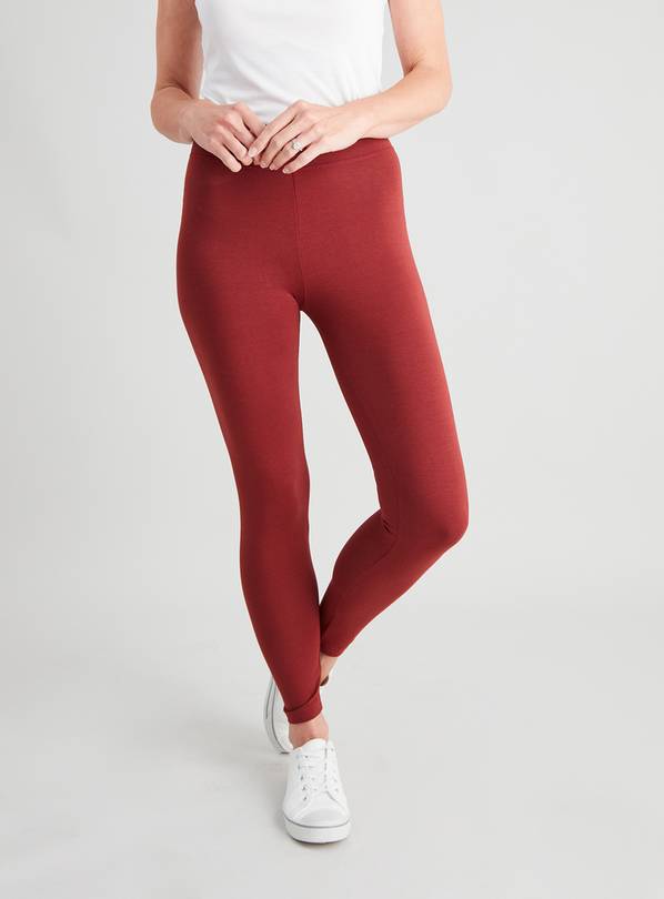 Dark Red Luxurious Soft Touch Leggings - 20